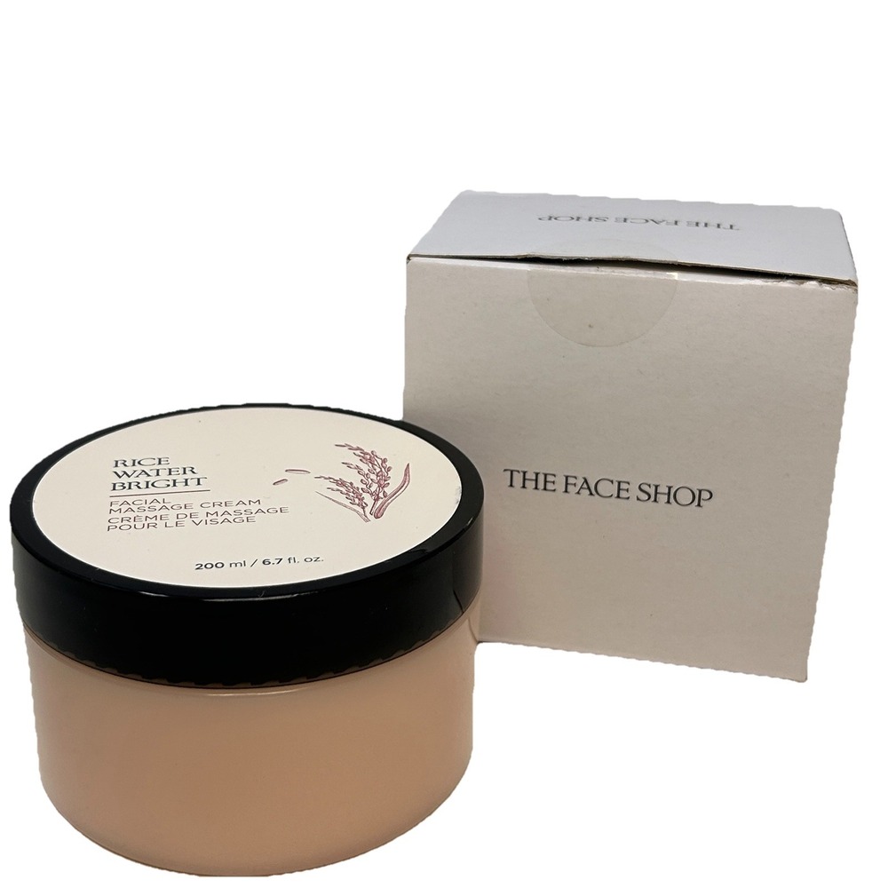 The Face Shop Rice Water‎ Bright FACIAL MASSAGE CREAM 6.7oz